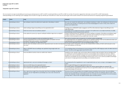 Veelgestelde vragen NFP II en MSP II