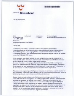 belastingsamenwerking West Brabant - RIS Oosterhout