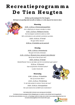 Download - Recreatiepark De Tien Heugten
