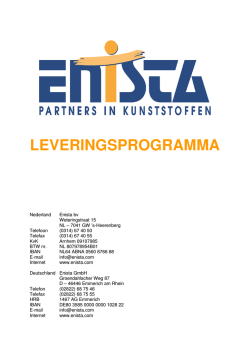 Leveringsprogramma Nederlands