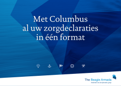 Download hier - Met Columbus al uw zorgdeclaraties in &eacute;&eacute;n format