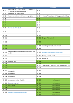 Jaarplanning Villa Da Vinci (Freinet)