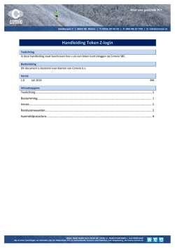 Handleiding Token Z-login