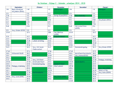 De Notelaar – Bijlage 2 - Kalender schooljaar 2014 – 2015