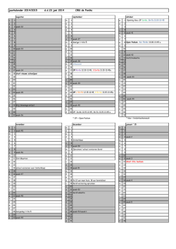 jaarkalender 2014/2015 d.d.23 juni 2014 OBS de Feniks