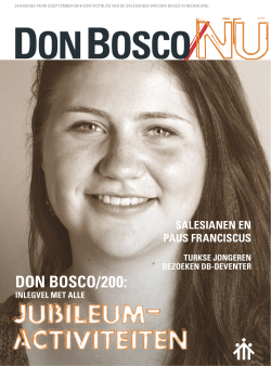 DON BOSCO/200: - Don Bosco Werken Nederland