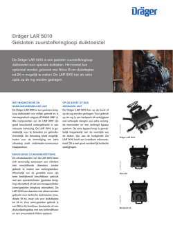 Dr&auml;ger LAR 5010 Gesloten zuurstofkringloop duiktoestel