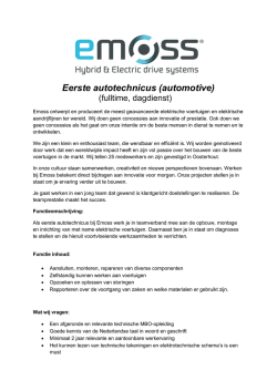 Eerste autotechnicus (automotive)