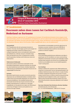 Duurzaam zaken doen tussen het Caribisch Koninkrijk