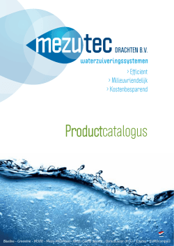 Productcatalogus Mezutec Drachten BV