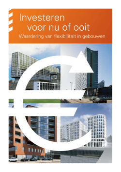 Investeren voor nu of ooit