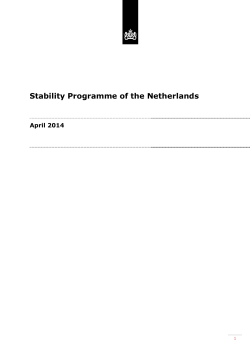 Stability Programme of the Netherlands