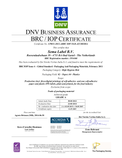 BRC-IoP certificaat Sema Label B.V. engels (PDF)