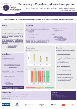 Een onderzoek in de geestelijke gezondheidszorg, de ouderenzorg