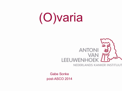 Gyne-oncologische varia