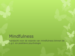 Mindfulness - de ggz academie