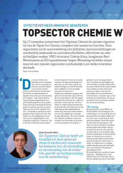 Lees hier het artikel uit Chemie Magazine over de nieuwe
