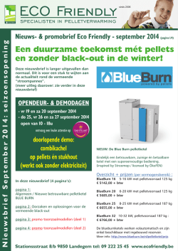 Een duurzame toekomst m&eacute;t pellets en zonder black
