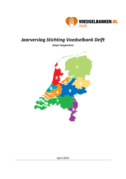 Jaarverslag 2013 - Voedselbank Delft eo