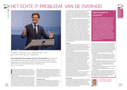 Het ecHte It-probleem van de overHeId