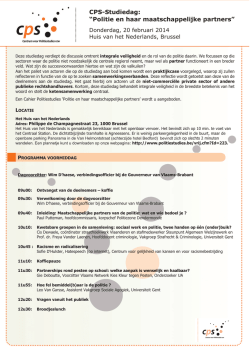 Programma in pdf-formaat - Centrum voor Politiestudies