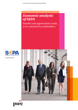 Economic analysis of SEPA