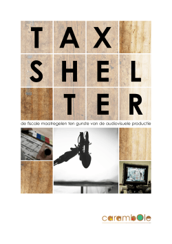 Download onze Tax Shelter folder