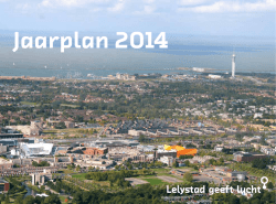 Jaarplan 2014 - Gemeente Lelystad