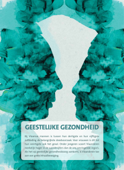 DOSSIER: geestelijke gezondheidszorg