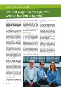 Eenheid Volwassenen kortverblijf “Patiënt - Kliniek St.