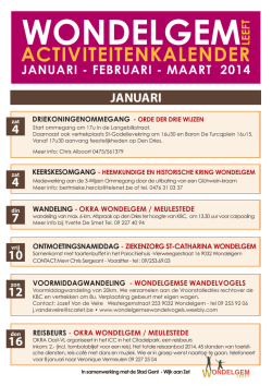 maart 2014 - Wondelgem Leeft