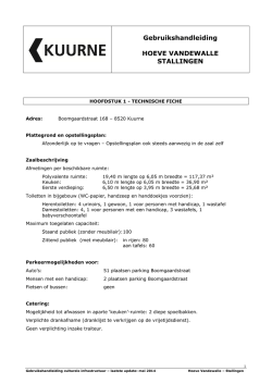 handleiding stallingen