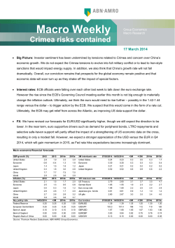 Macro Weekly Crimea risks contained