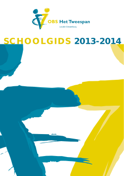 SCHOOLGIDS 2013-2014