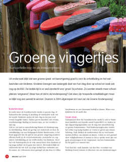 Groene vingertjes - Kind van nature