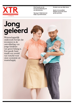 Jong geleerd - Bernard van Leer Foundation