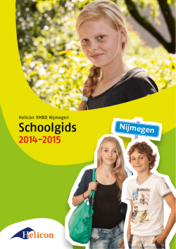 Schoolgids - VMBO Groen Nijmegen
