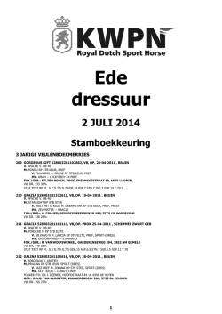 Ede dressuur