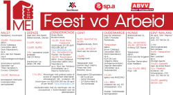 1 mei Oost-Vlaanderen