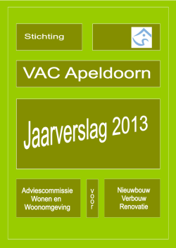 Jaarverslag 2013