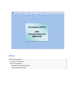 Handleiding EPD_Overdrachtbericht_(MEDOVD)