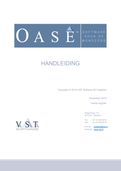 Handleiding Oase