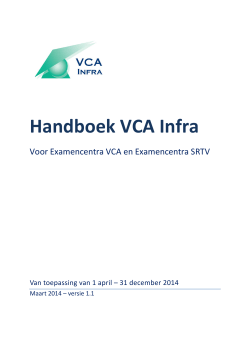 Handboek VCA Infra