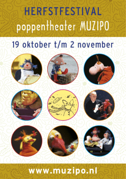 Herfstfestival flyer