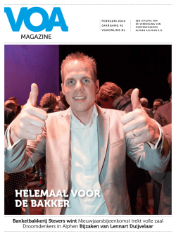 HELEMAAL VOOR DE BAKKER