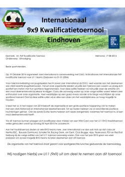 Internationaal 9x9 Kwalificatietoernooi Eindhoven