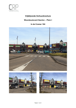 In de Cramer 164 - Creating Retail Parks