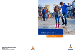 Halfjaarverslag 2014