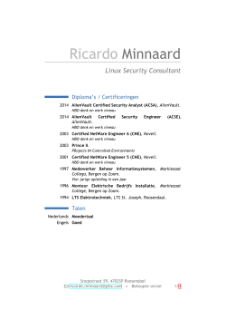Curriculum Vitæ - Ricardo