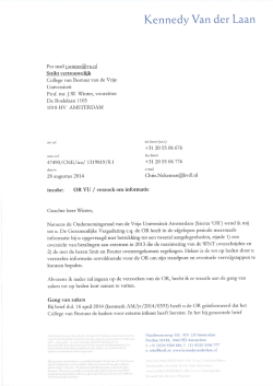 hier - Welkom op de site van de ondernemingsraad van de Vrije